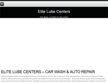 Tablet Screenshot of elitelubecenters.com